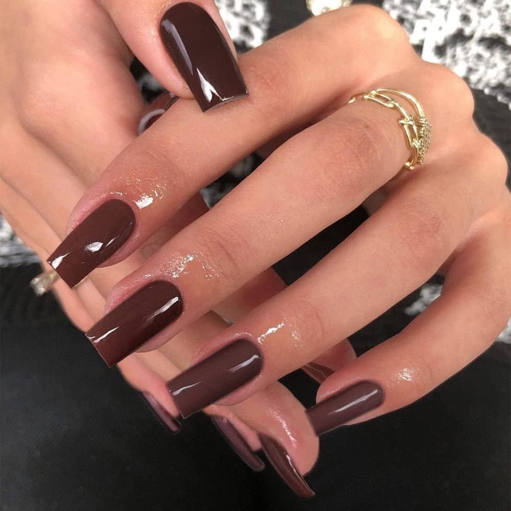 Brown Nails