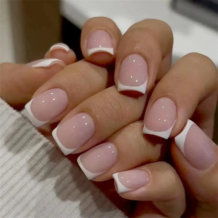 pink and whites nails