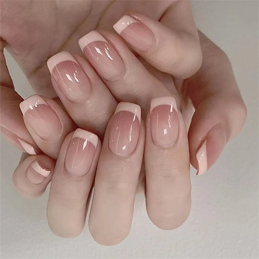 pink and whites nails