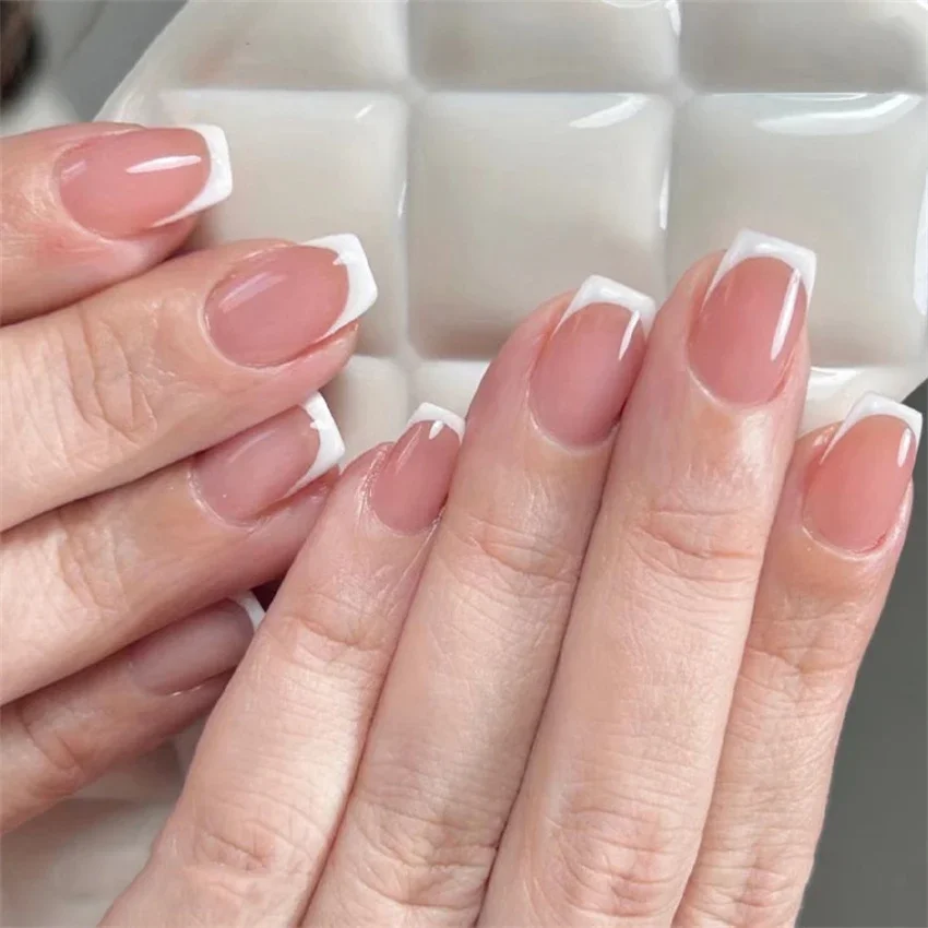 pink and whites nails