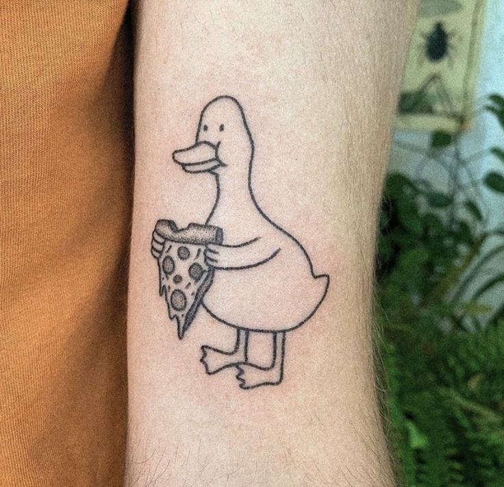 traditional duck tattoo