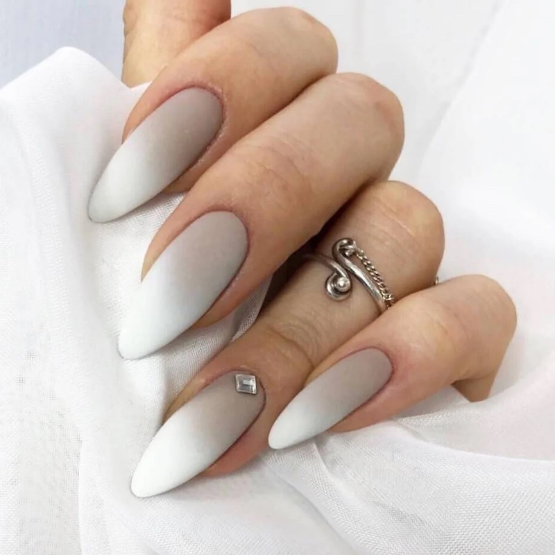 white nails