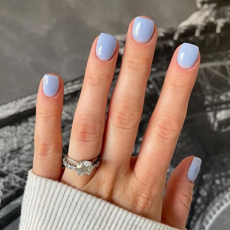 Light Blue Nails