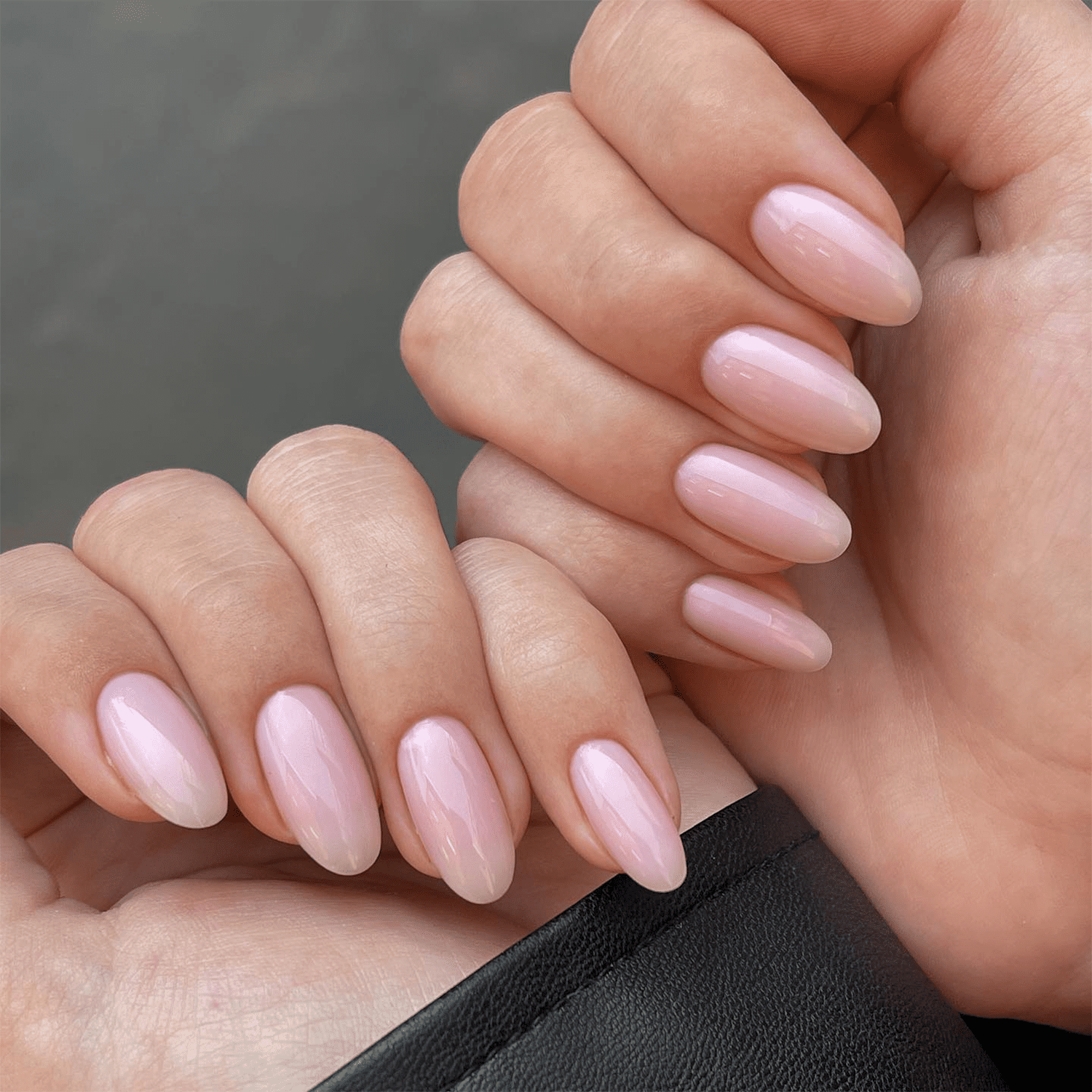 milky nails