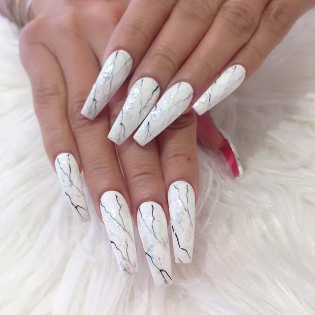 marble nails