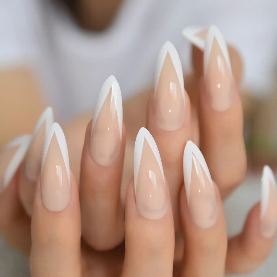 milky nails