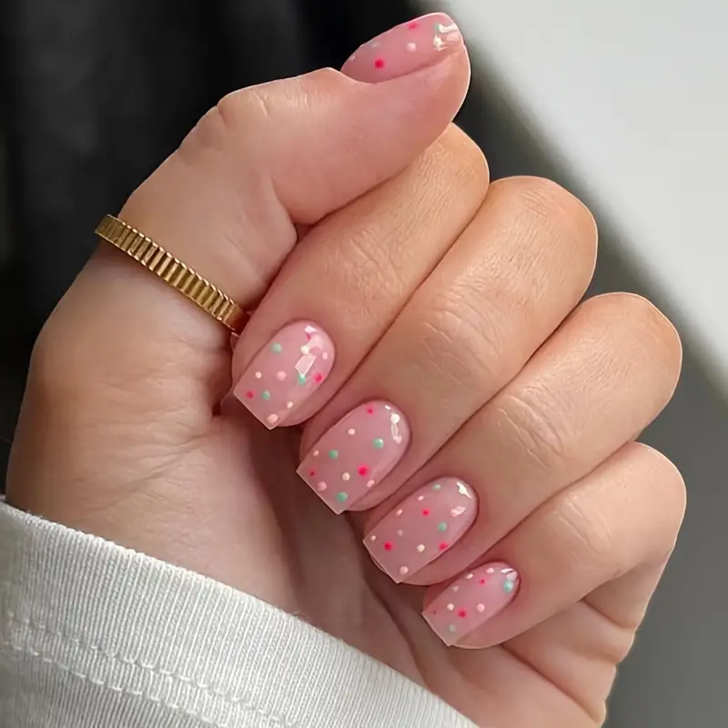 Short Square Nails