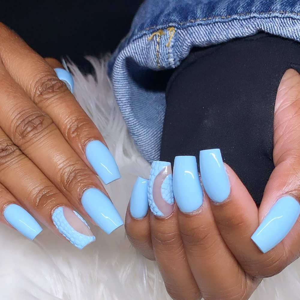 blue nails ideas