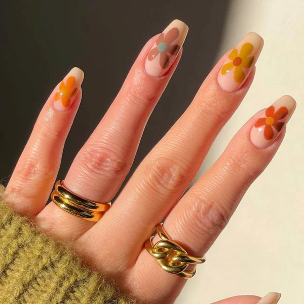 Fall Acrylic Nails