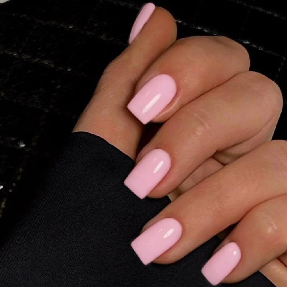 light pink nails