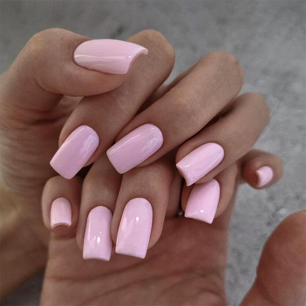 light pink nails