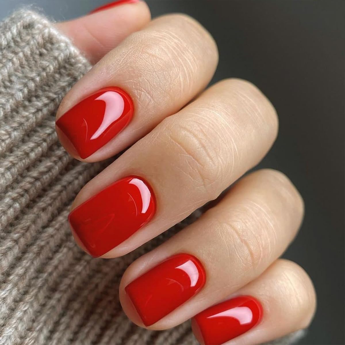 Red Acrylic Nails