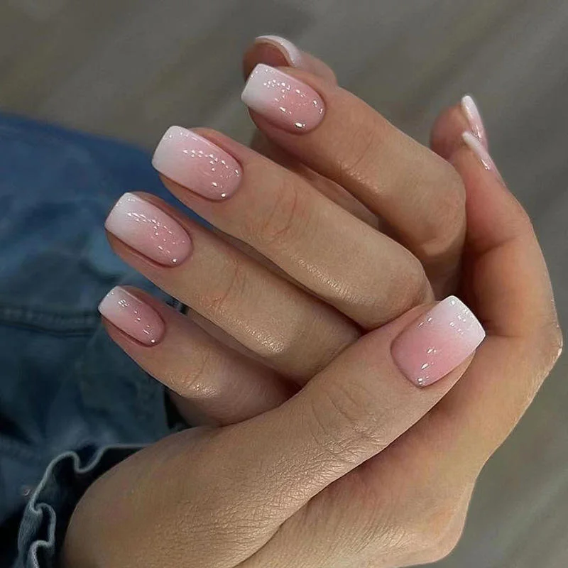 White Acrylic Nails