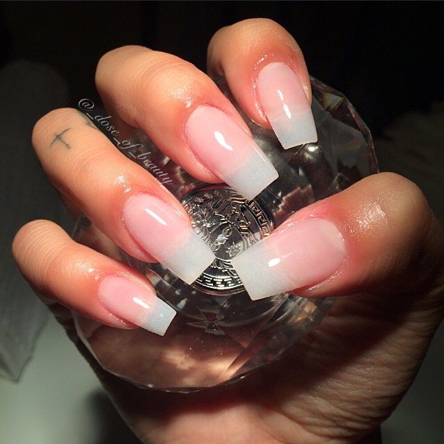 acrylic over natural nails