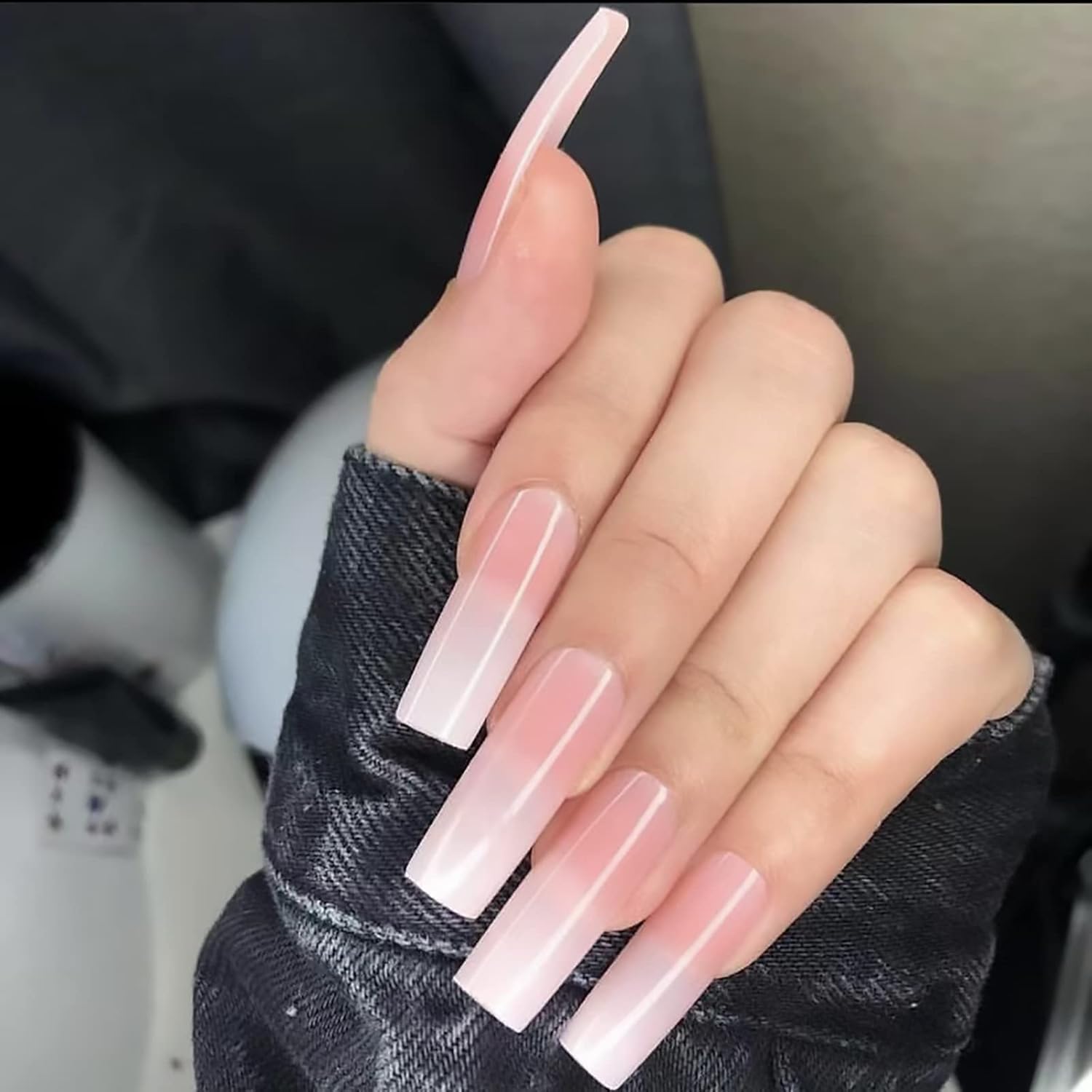 acrylic over natural nails