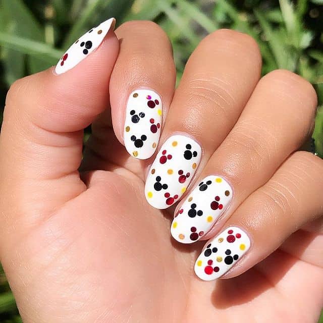 simple disney nails