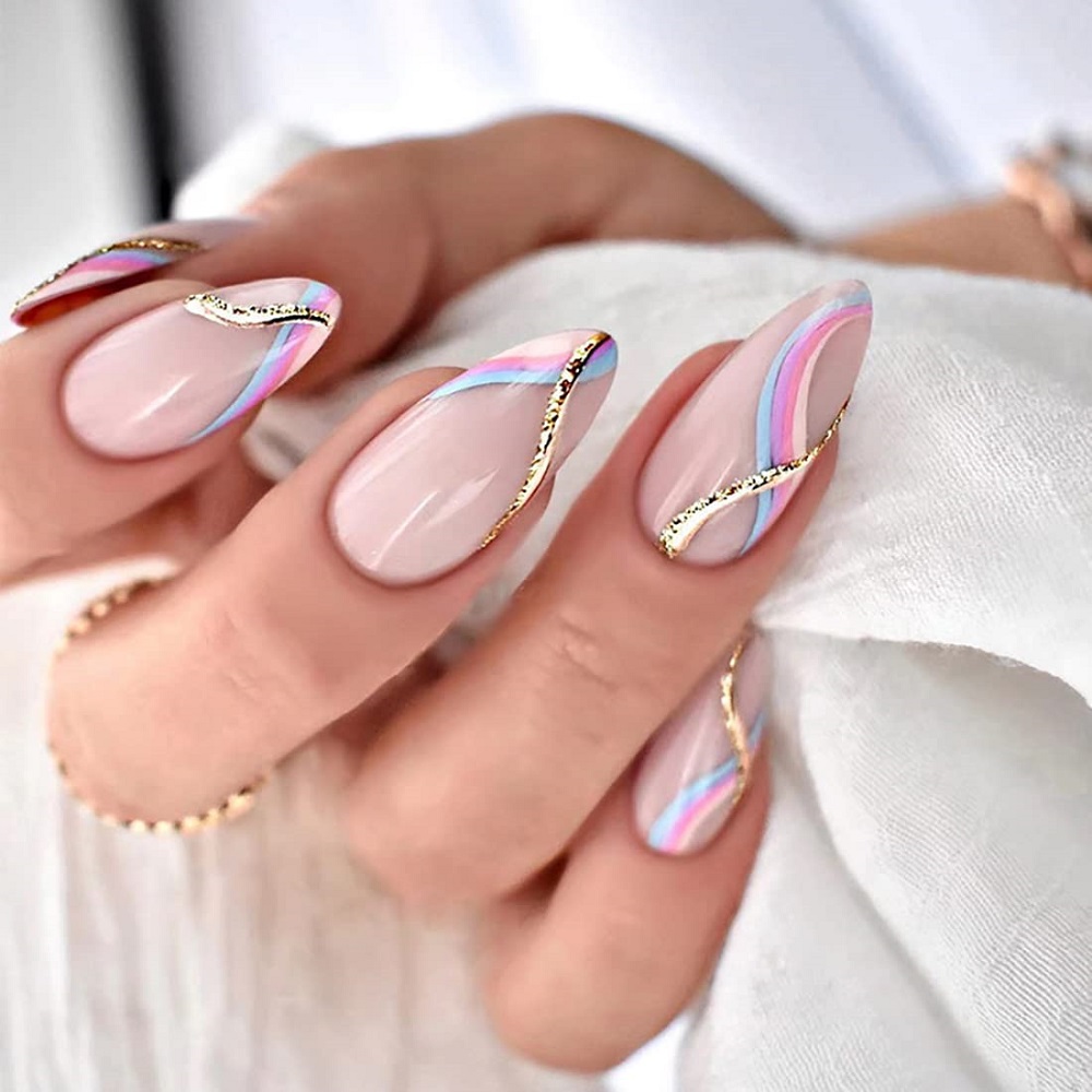 pink nail designs