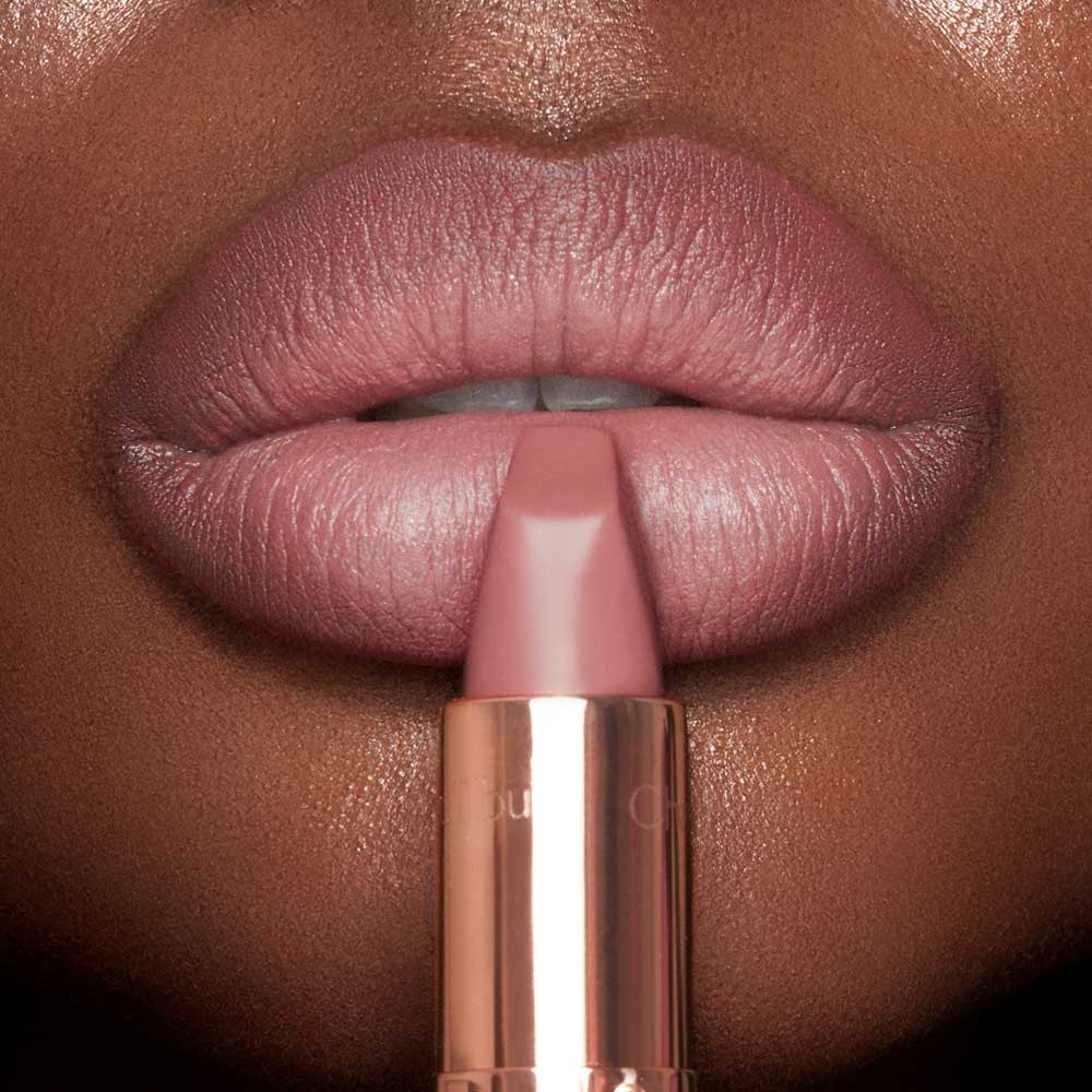 nude pink lipstick