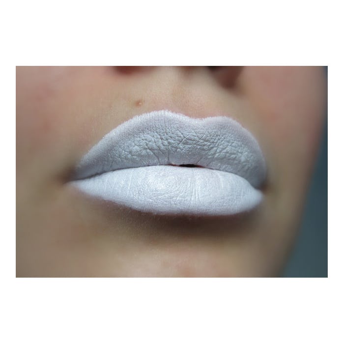 white lipstick
