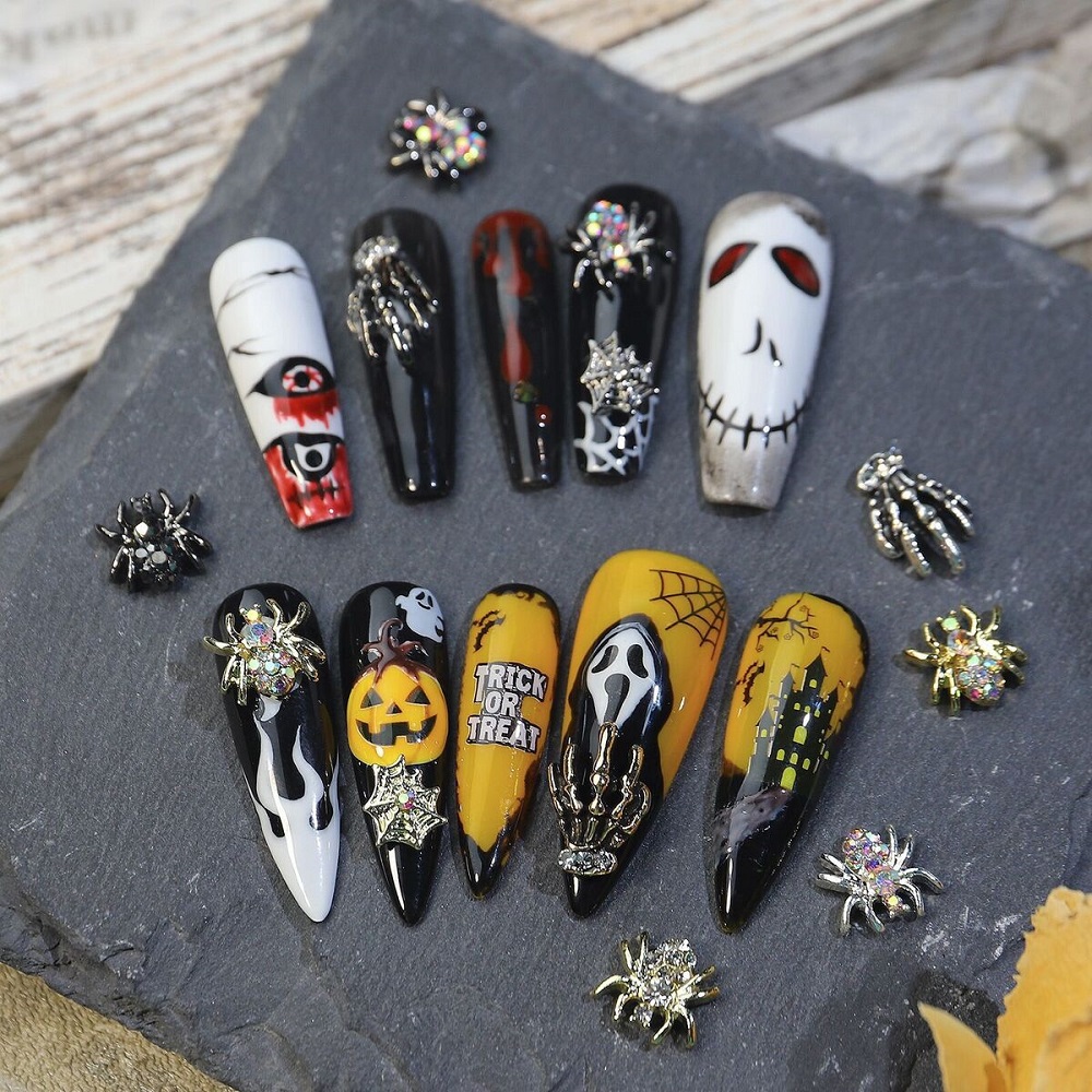 halloween nail designs