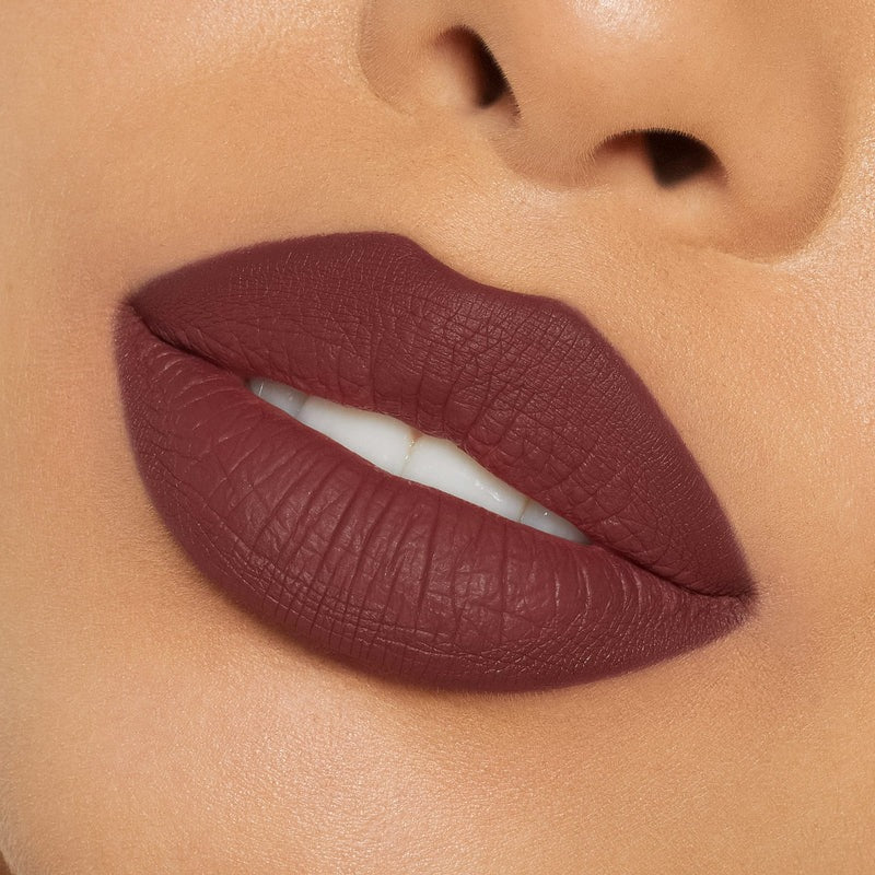 plum lipstick