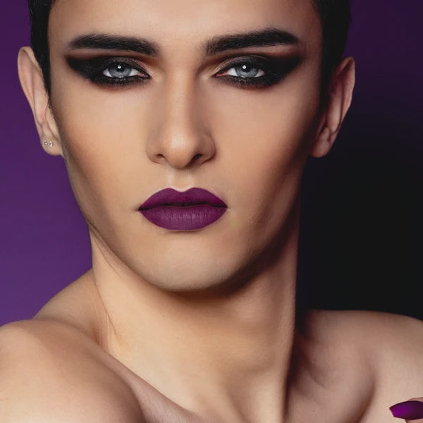 plum lipstick