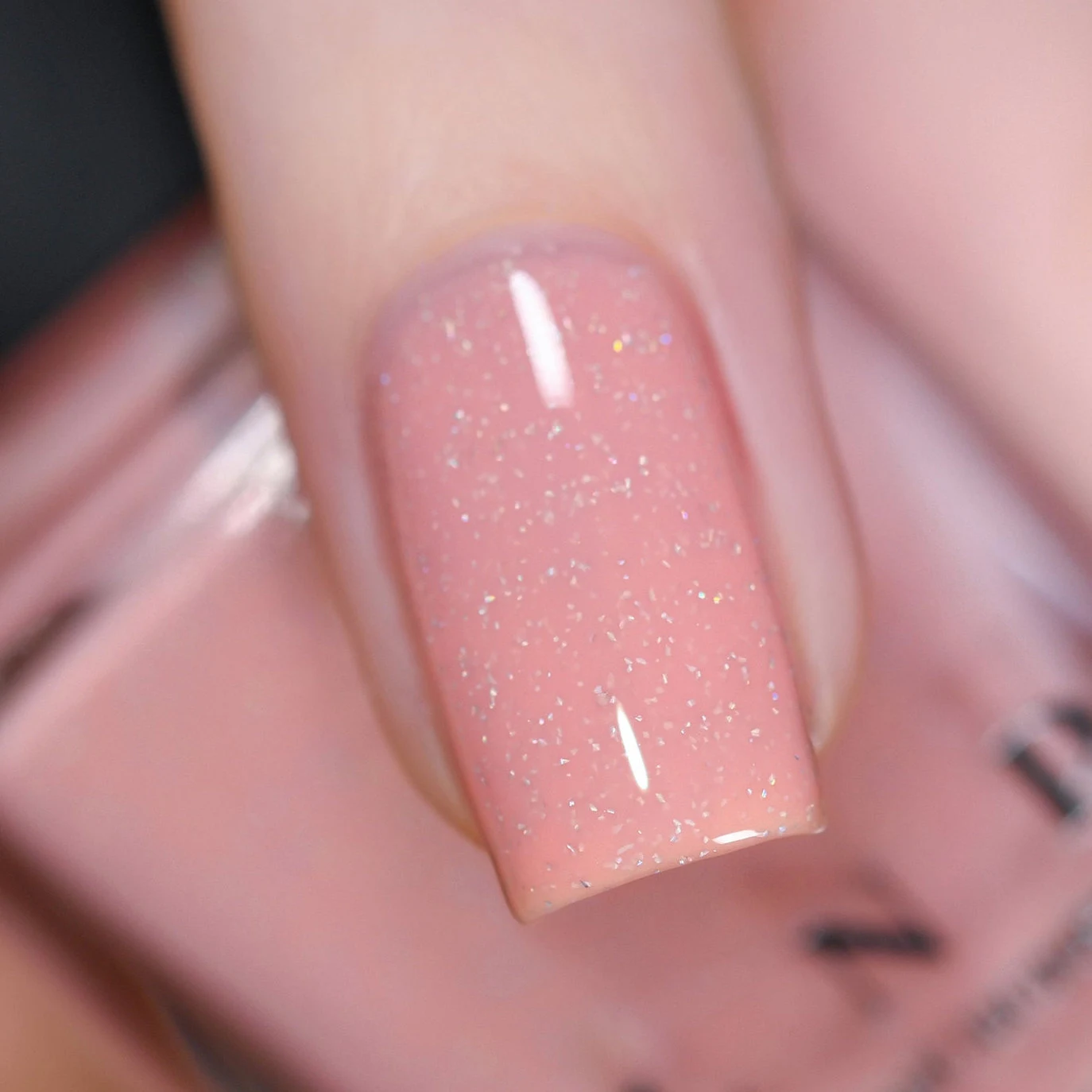 clear pink nail polish