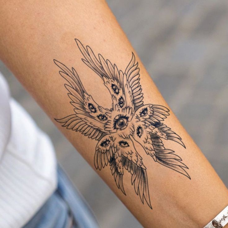 biblically accurate angel tattoo